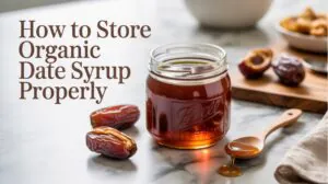 How to Store Organic Date Syrup Properly