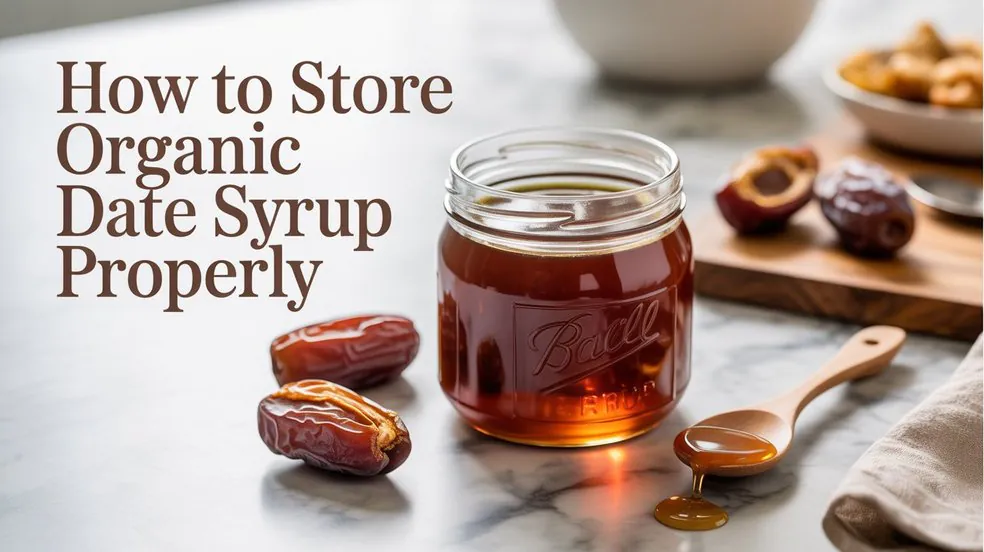 How to Store Organic Date Syrup Properly
