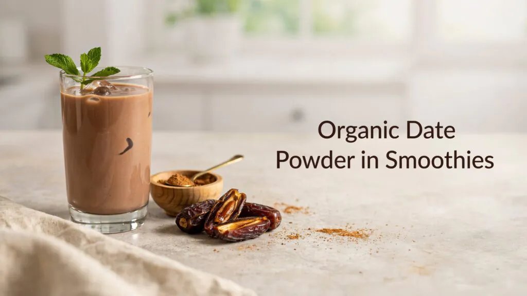Organic Date Powder in Smoothies