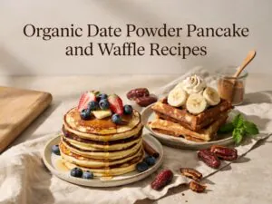Organic Date Powder Pancake and Waffle Recipes