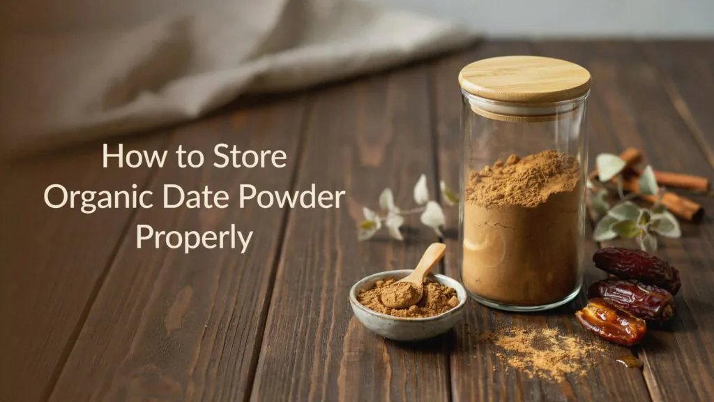 How to Store Organic Date Powder Properly