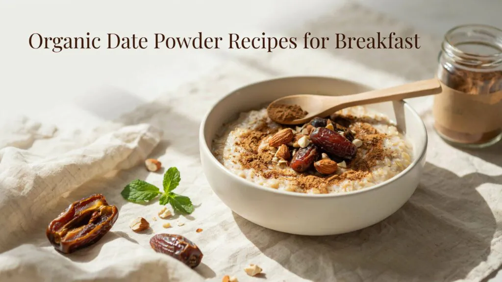 Organic Date Powder Recipes for Breakfast
