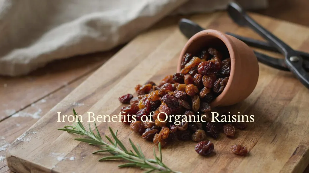 Iron Benefits of Organic Raisins