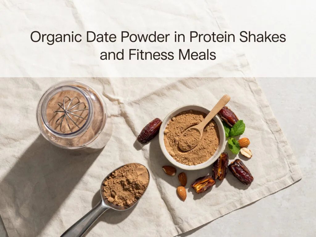 Organic Date Powder in Protein Shakes and Fitness Meals