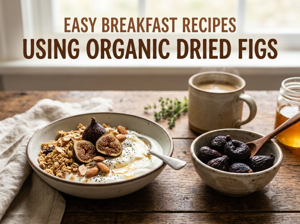 Easy Breakfast Recipes Using Organic Dried Figs