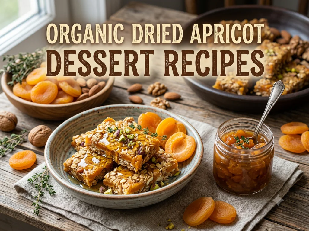 Organic Dried Apricot Dessert Recipes