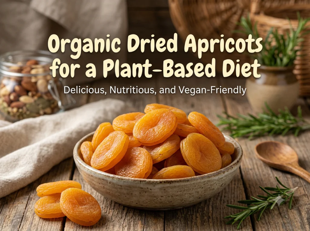 Organic Dried Apricots for a Plant-Based Diet
