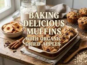 Baking Delicious Muffins with Organic Dried Apples