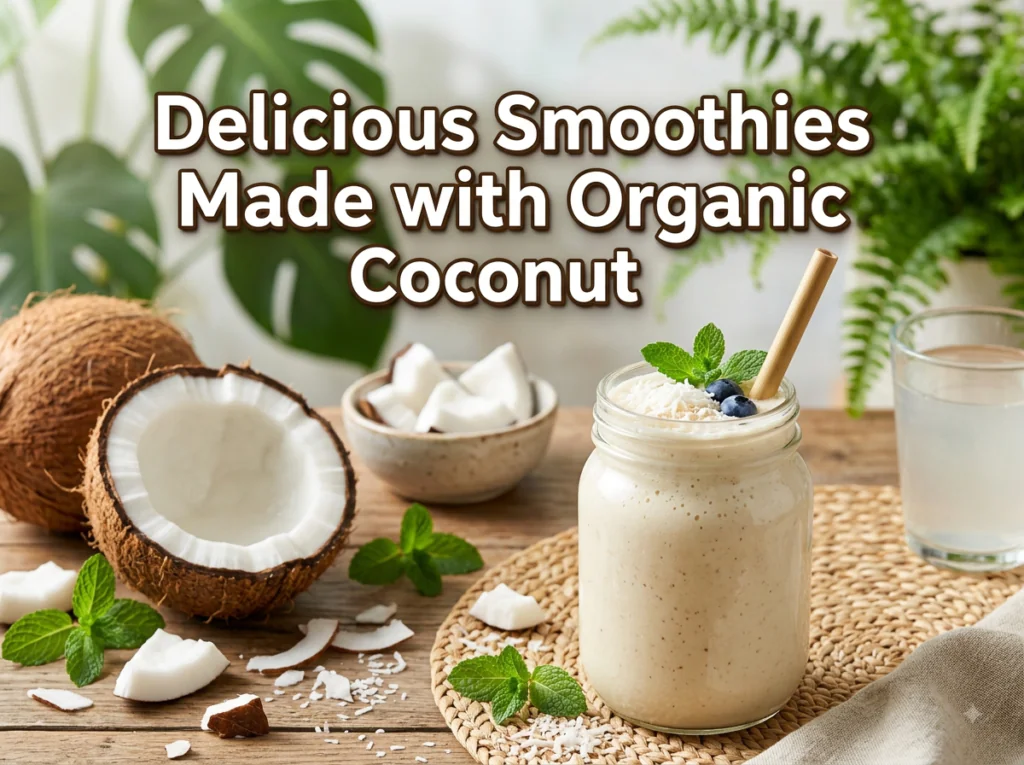 Delicious Smoothies Made with Organic Coconut