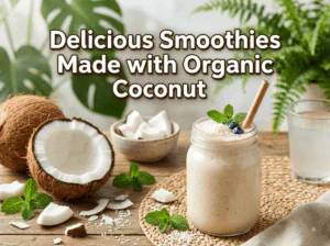 Delicious Smoothies Made with Organic Coconut