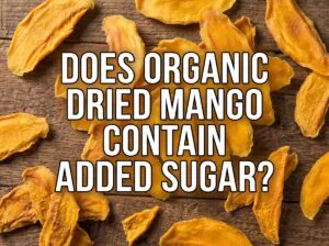Does Organic Dried Mango Contain Added Sugar?