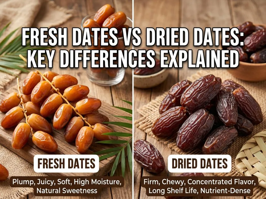Fresh Dates vs Dried Dates: Key Differences Explained