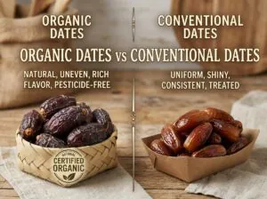 Organic Dates vs Conventional Dates