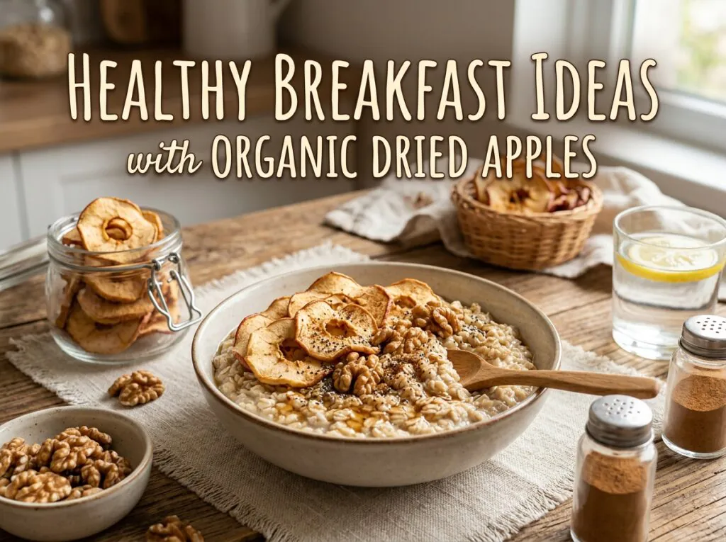 Healthy Breakfast Ideas with Organic Dried Apples