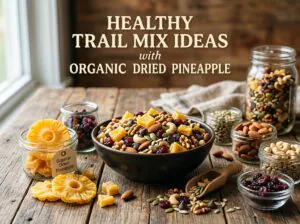Healthy Trail Mix Ideas with Organic Dried Pineapple