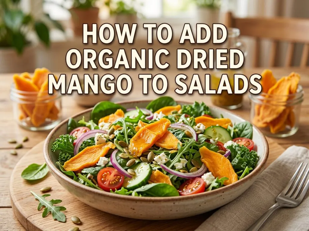 How to Add Organic Dried Mango to Salads