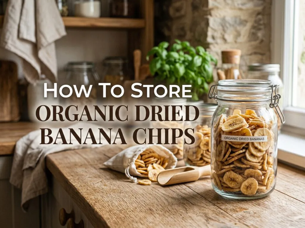How to Store Organic Dried Banana Chips Properly