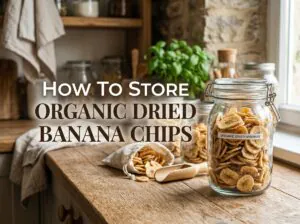 How to Store Organic Dried Banana Chips Properly