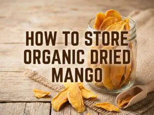 How to Store Organic Dried Mango
