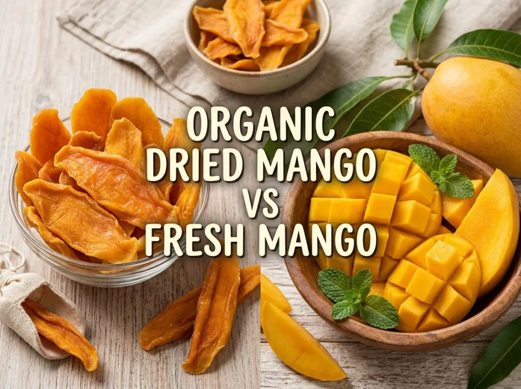 Organic Dried Mango vs Fresh Mango