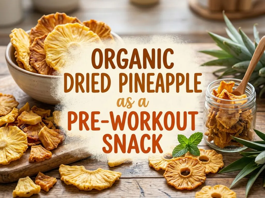 Organic Dried Pineapple as a Pre-Workout Snack