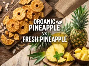 Organic Dried Pineapple vs Fresh Pineapple