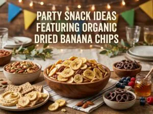Party Snack Ideas Featuring Organic Dried Banana Chips
