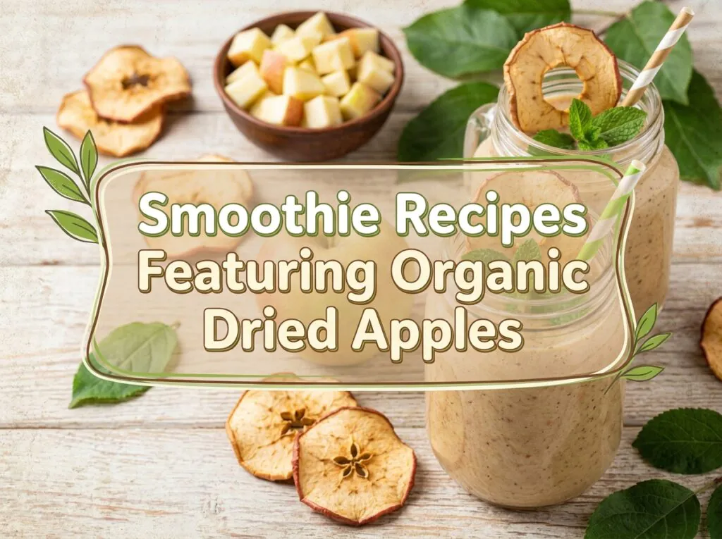 Smoothie Recipes Featuring Organic Dried Apples