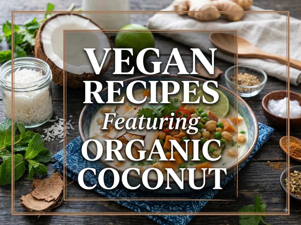 Vegan Recipes Featuring Organic Coconut