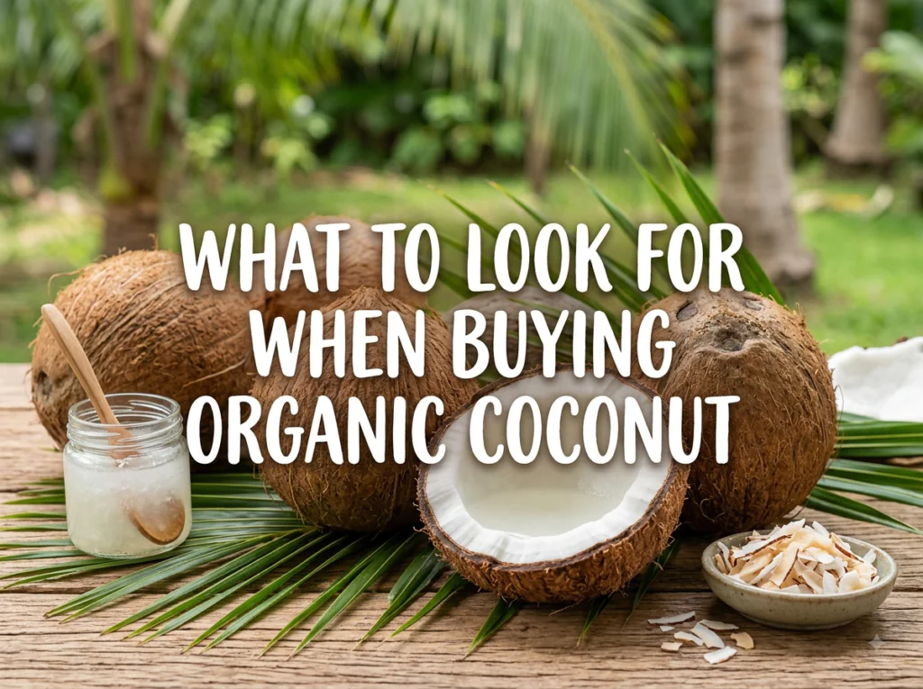What to Look for When Buying Organic Coconu